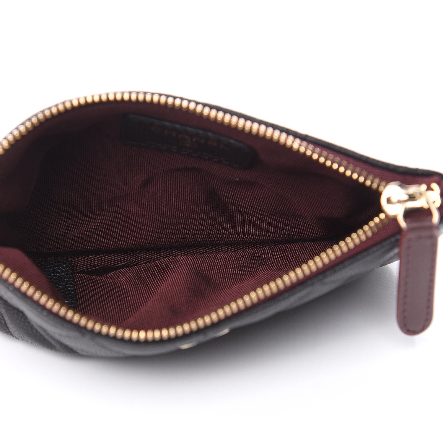 Chanel Caviar Quilted Small Cosmetic Case Black 5 of 8