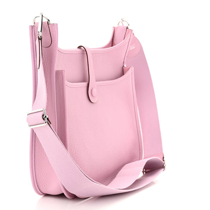 Hermes Taurillon Clemence Evelyne III PM Mauve Sylvestre 3 of 11