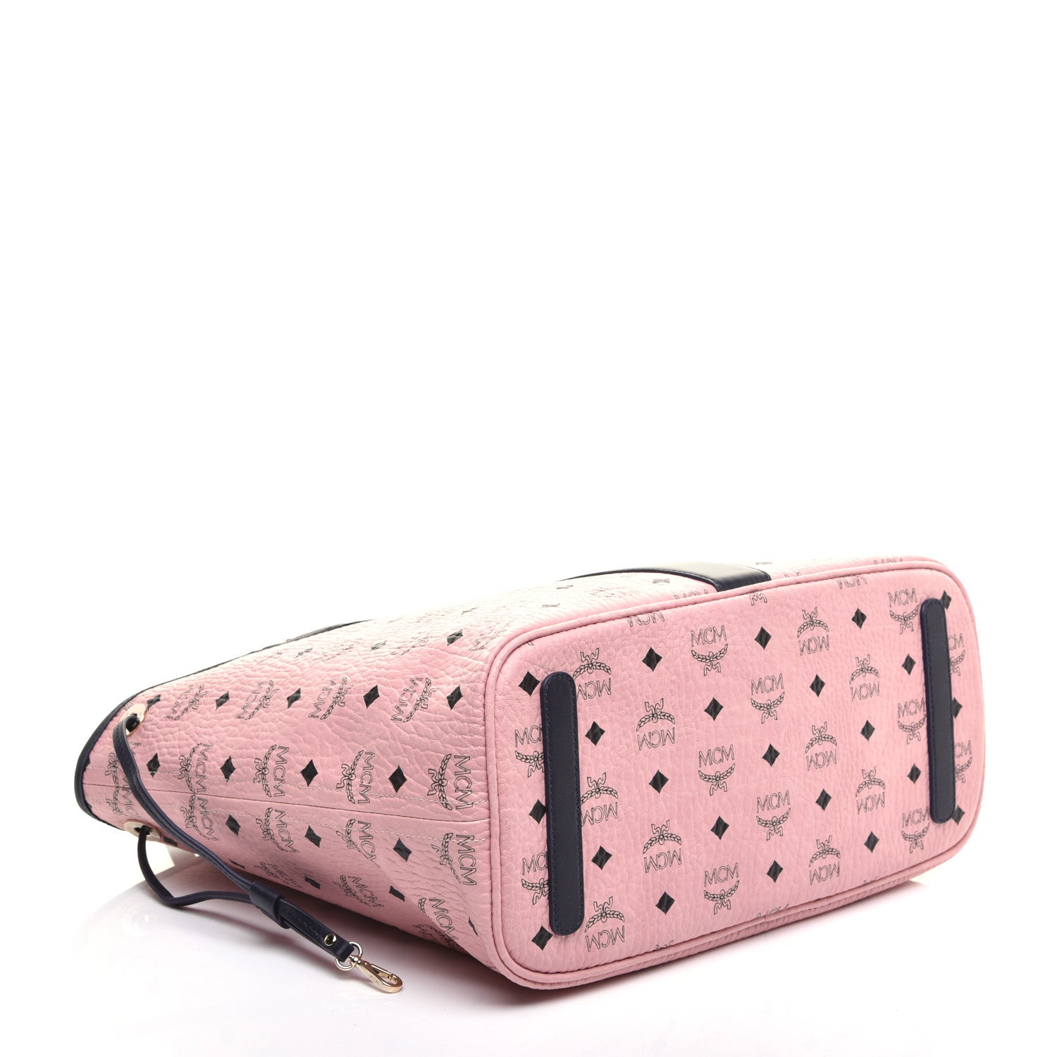 MCM Visetos Medium Liz Reversible Shopper Tote Soft Pink 7 of 15