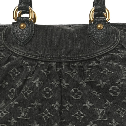 Louis Vuitton Denim Neo Cabby MM Black 7 of 14