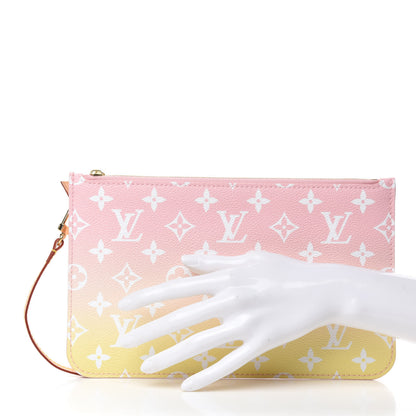 Louis Vuitton Monogram By The Pool Neverfull MM Pochette Light Pink 2 of 7
