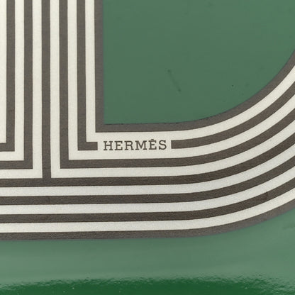Hermes Porcelain Rallye 24 Mini Oval Plate Vert 5 of 5