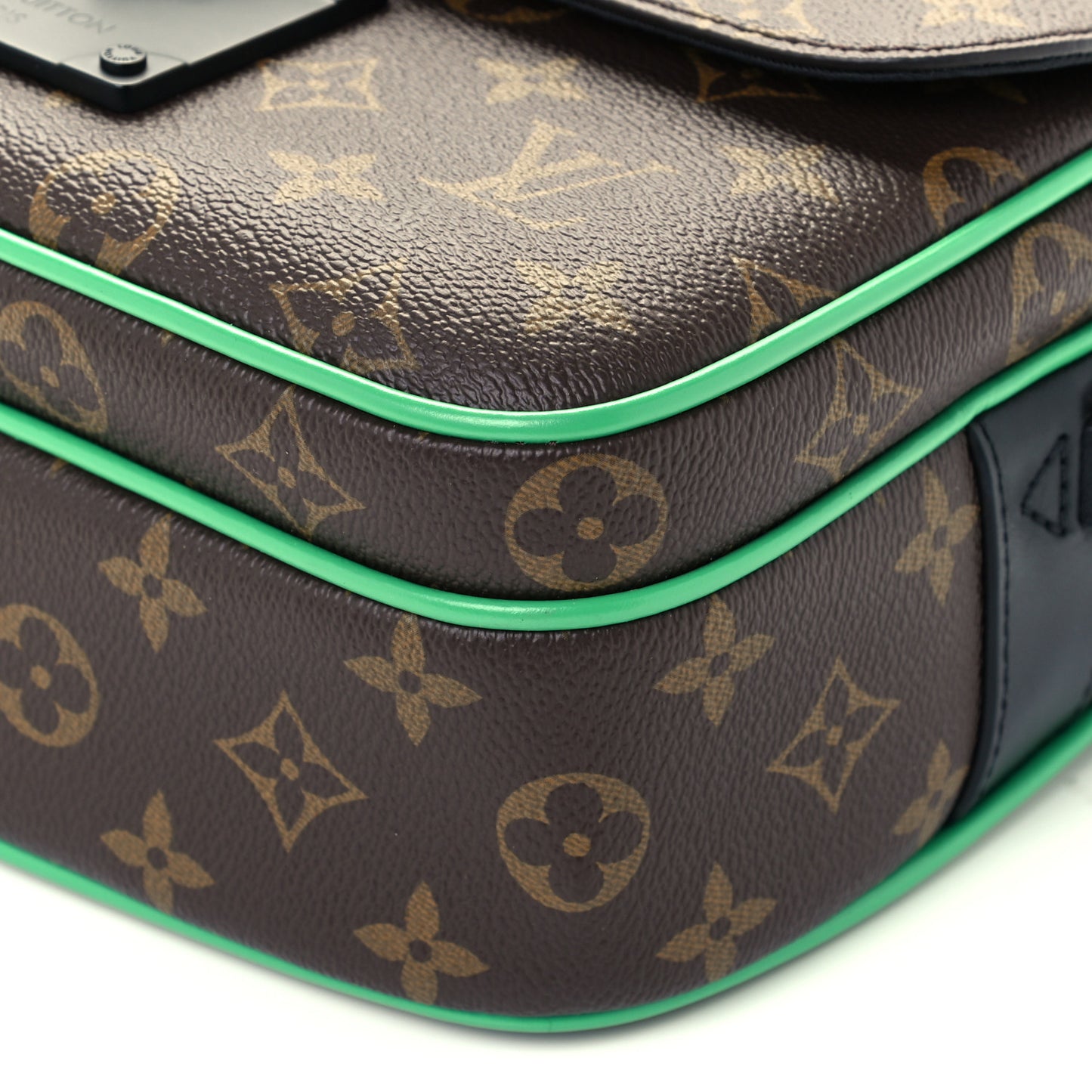 Monogram Macassar S Lock Messenger Minty Green