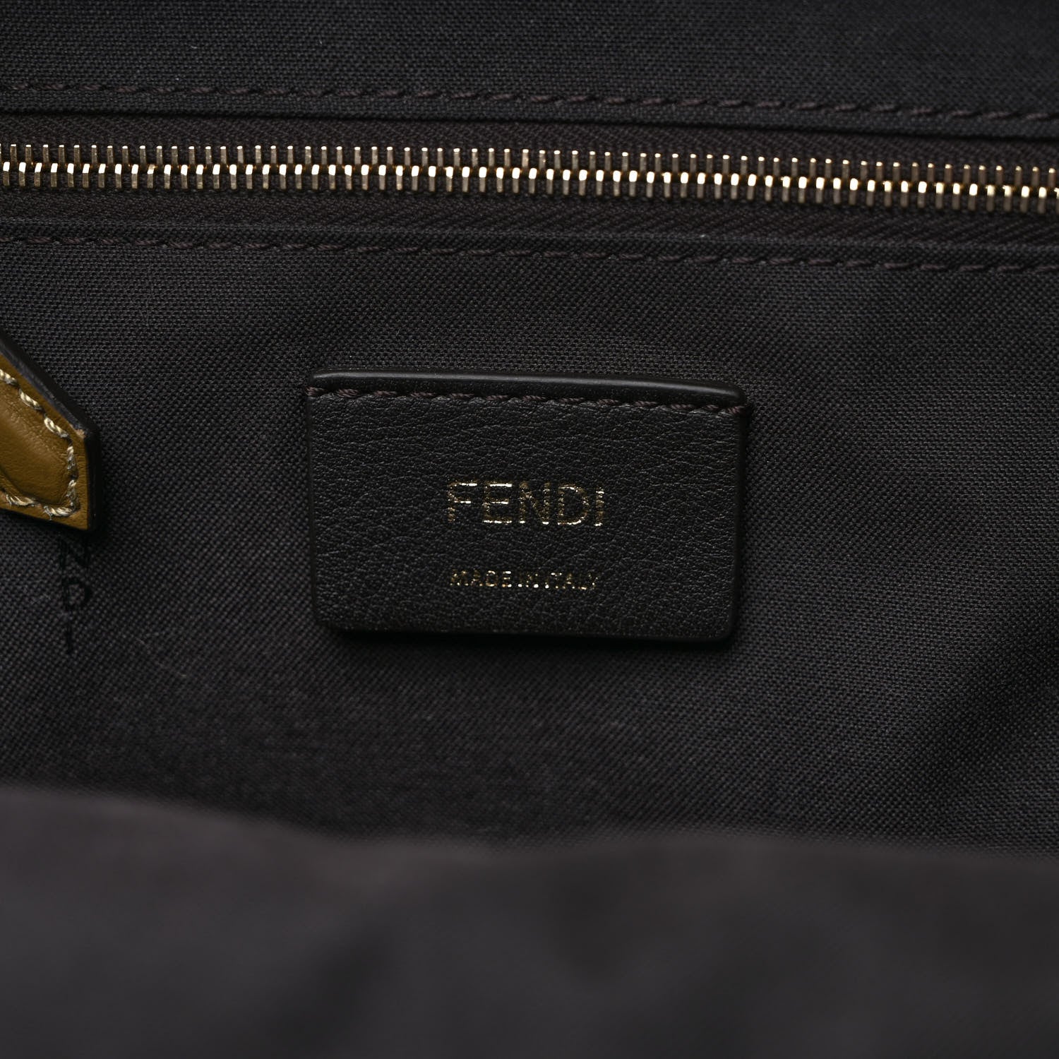 Fendi Velvet Vitello Century FF Embossed Mini Backpack Camaleonte 5 of 9