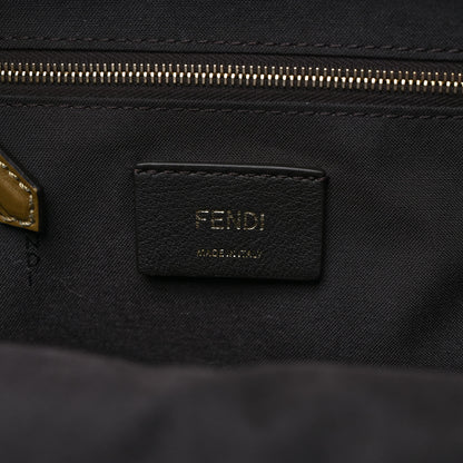 Fendi Velvet Vitello Century FF Embossed Mini Backpack Camaleonte 5 of 9