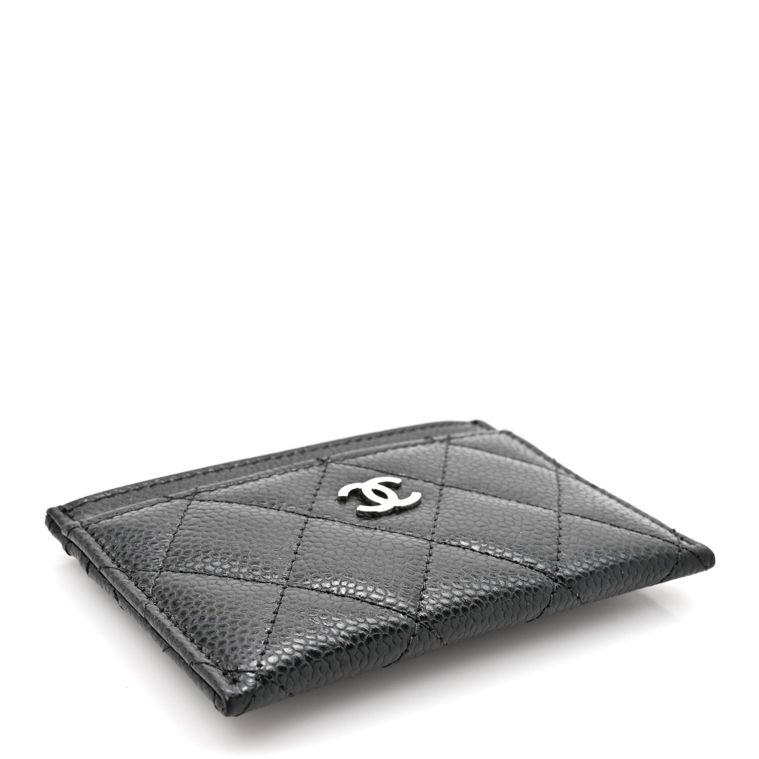 Chanel Caviar Quilted Card Holder Black 4 of 9