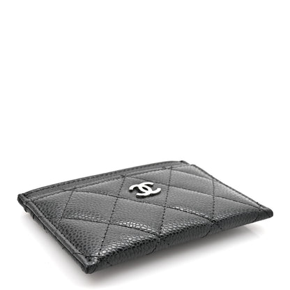 Chanel Caviar Quilted Card Holder Black 4 of 9