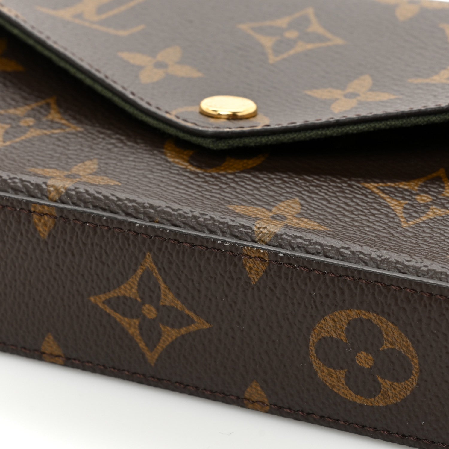 Louis Vuitton Monogram Felicie Strap & Go Kaki 11 of 12