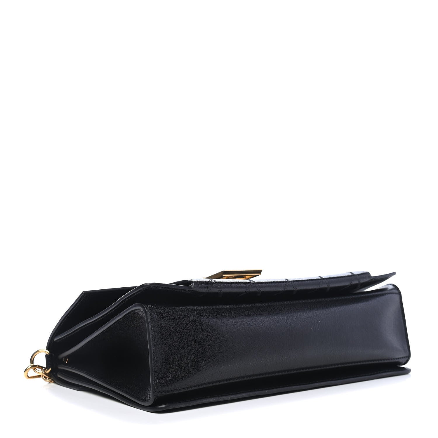 Givenchy Goatskin Quilted Medium GV3 Shoulder Bag Black 4 of 8