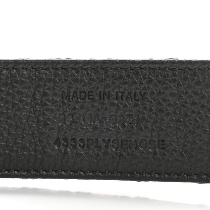 Christian Dior Oblique 35mm Belt 90 36 Beige Black 3 of 7