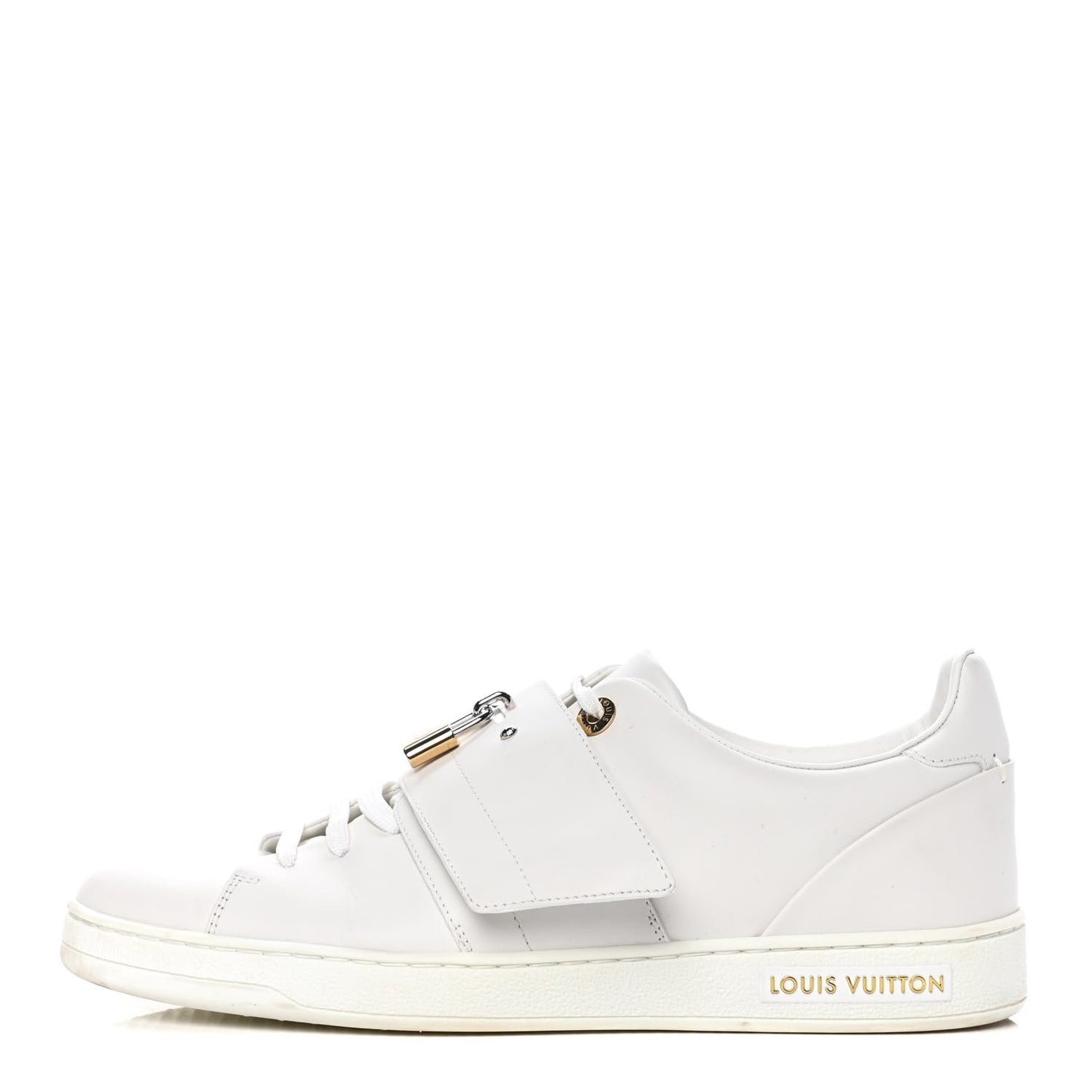 Calfskin Front Row Sneaker 38.5 White