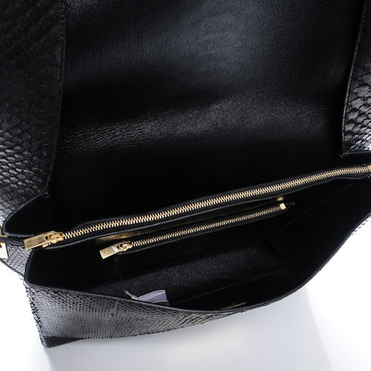 Celine Python Blade Flap Black 5 of 8