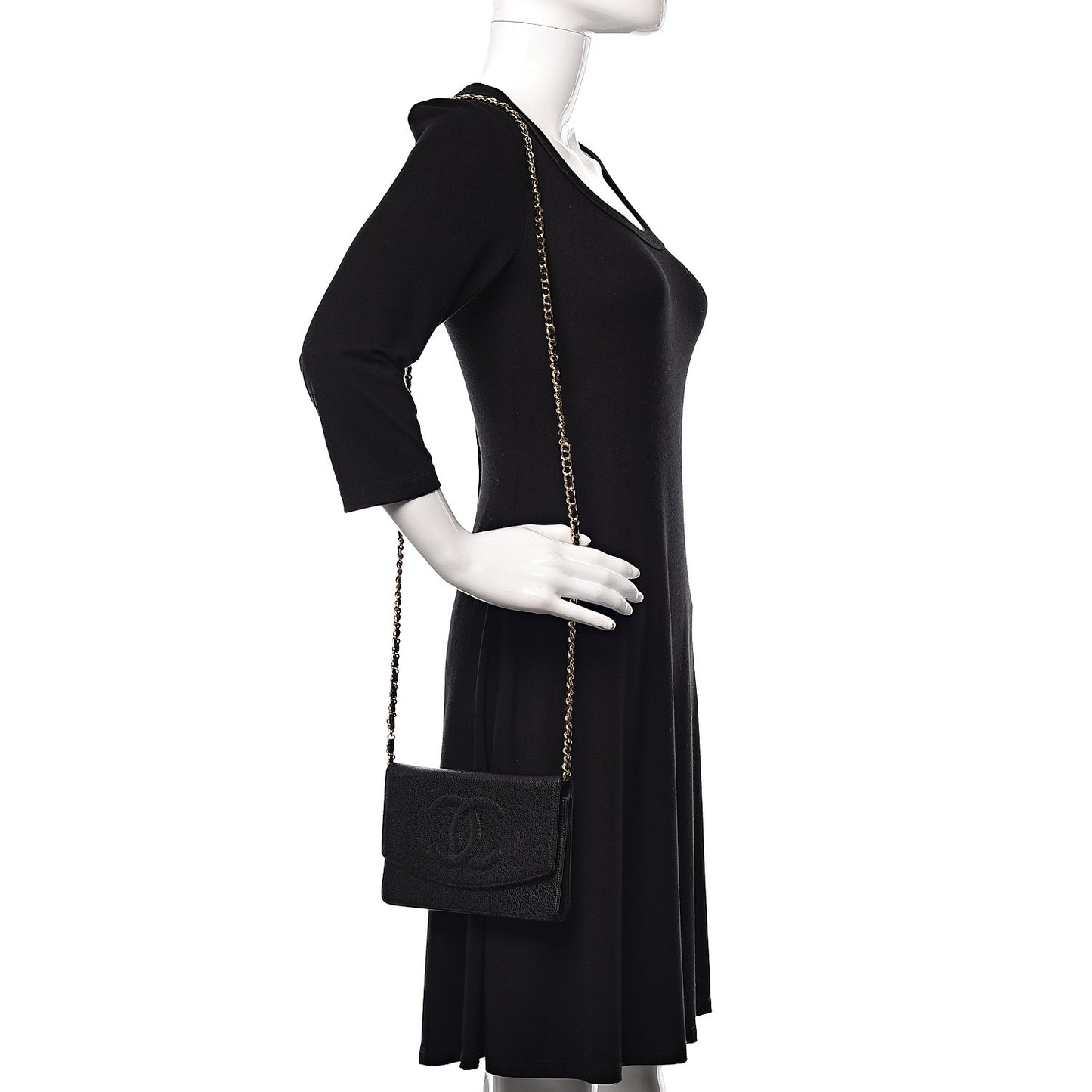 Caviar Timeless CC Wallet On Chain WOC Black