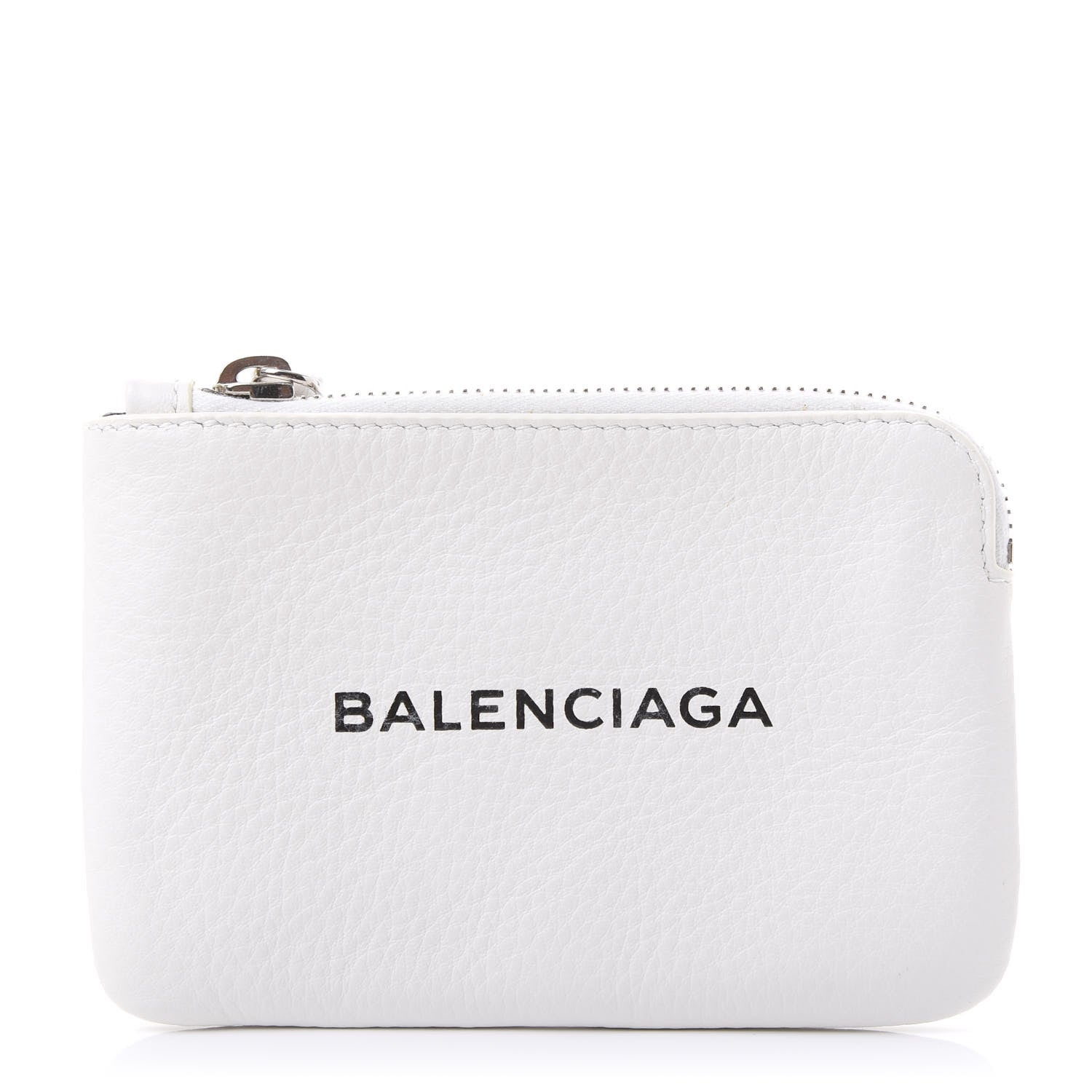 Balenciaga Calfskin XS Everyday Zip Coin Pouch White 1 of 8