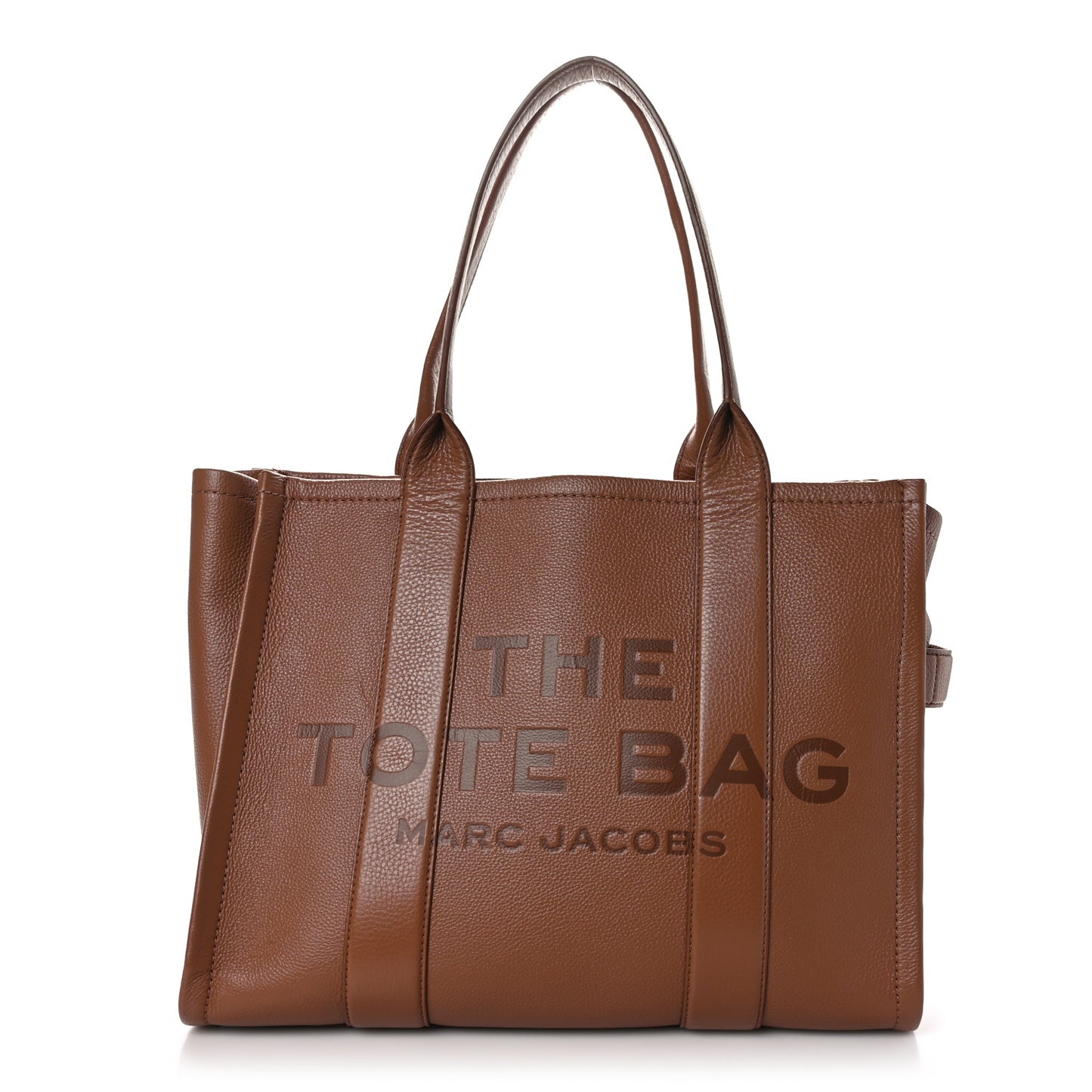 Grained Calfskin Large The Tote Bag Argan Oil