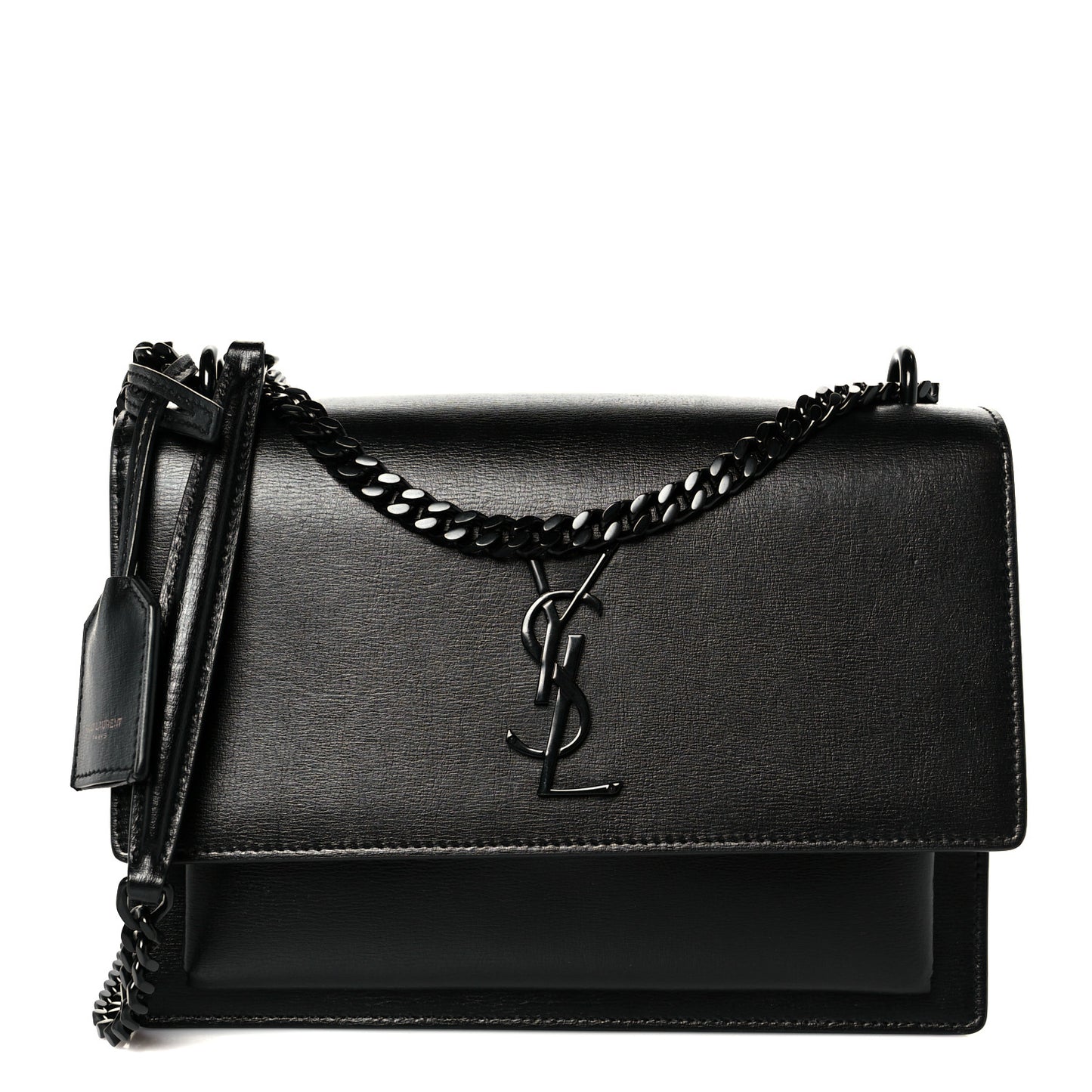 Calfskin Medium Monogram Monochrome Sunset Black