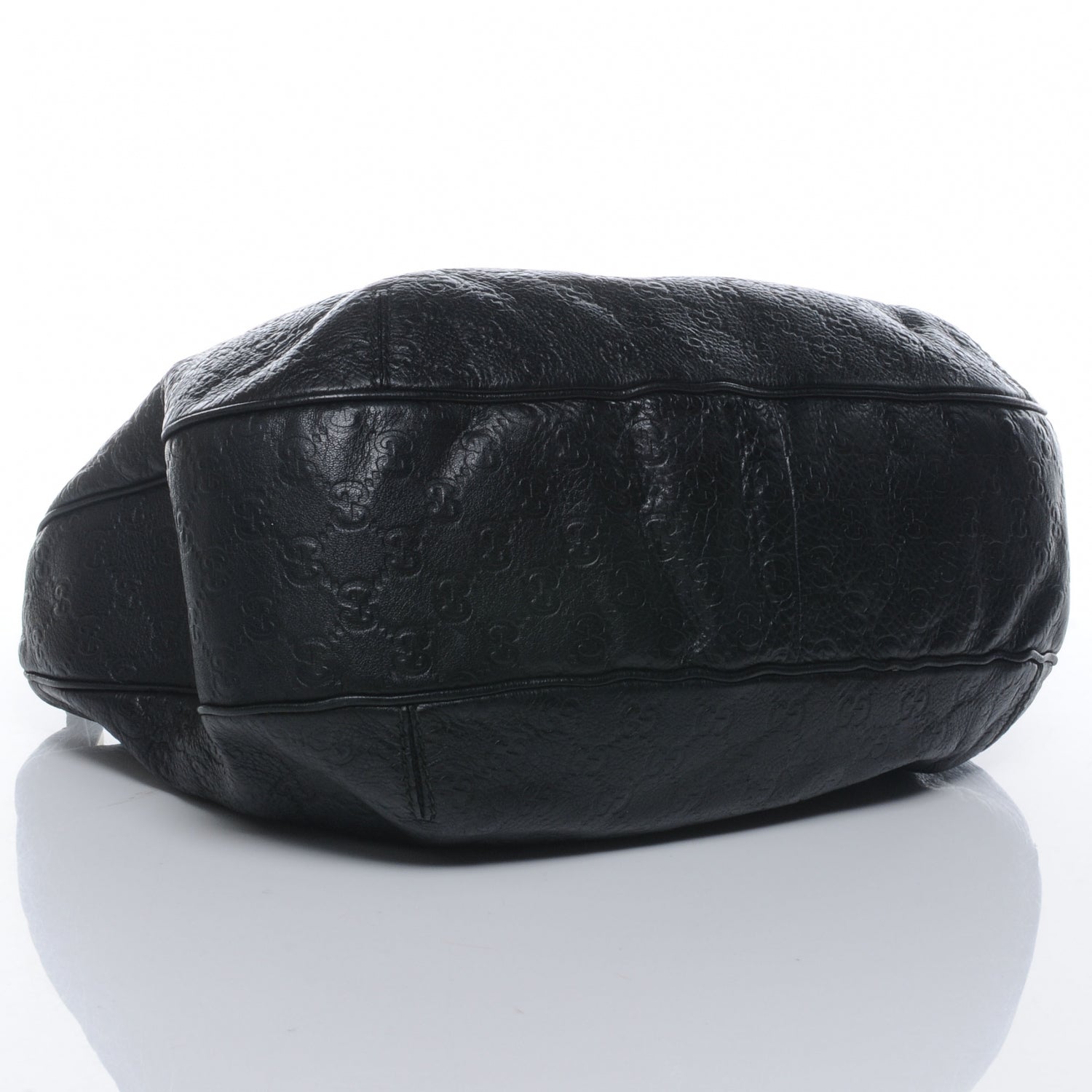 Gucci Guccissima New Ladies Web Large Hobo Black 4 of 8