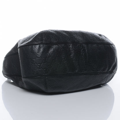 Gucci Guccissima New Ladies Web Large Hobo Black 4 of 8
