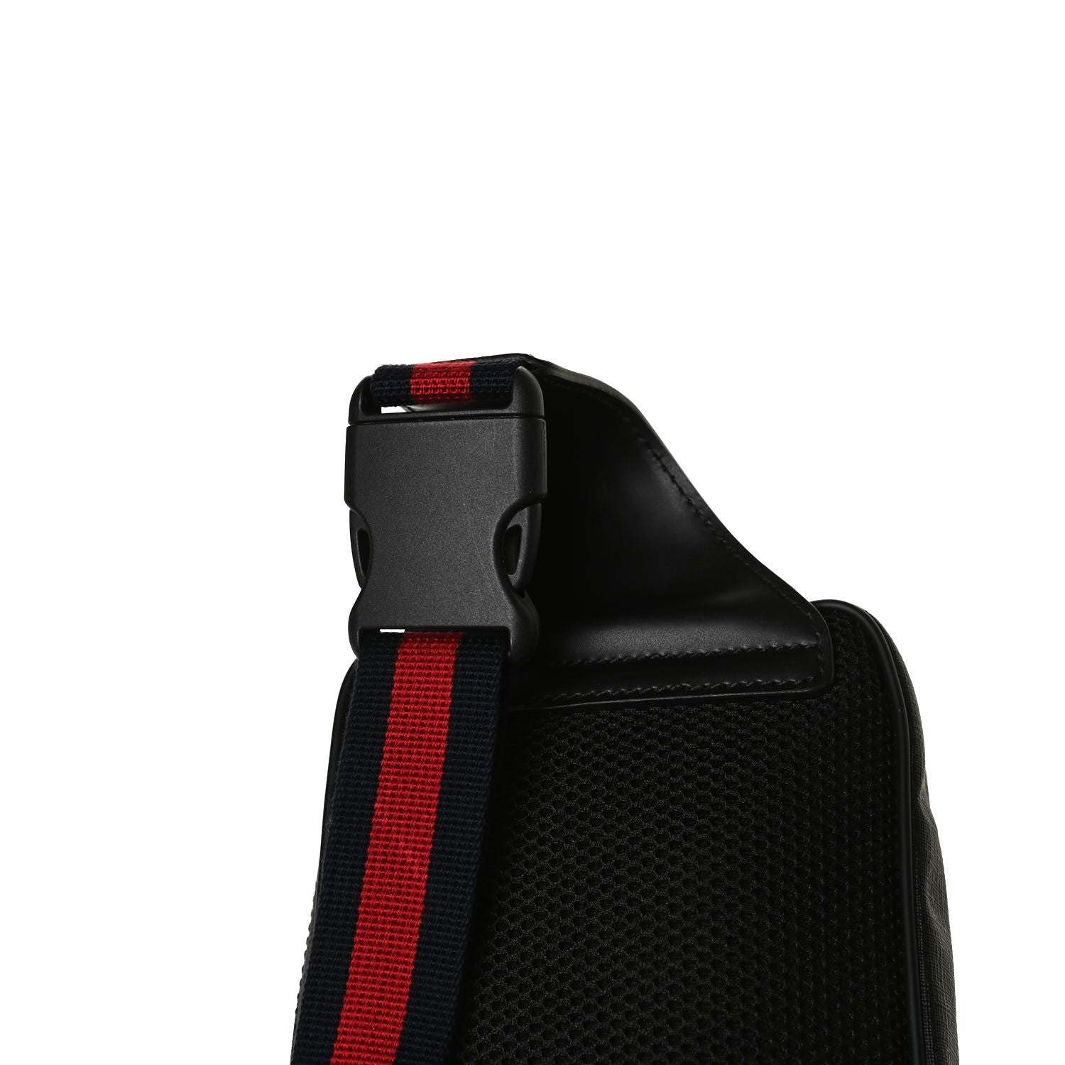 Gucci Soft GG Supreme Monogram Web Belt Bag Black Grey 31 of 35