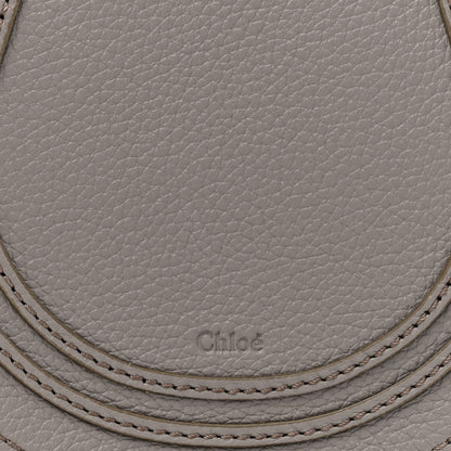 Chloe Calfskin Mini Marcie Round Crossbody Bag Cashmere Grey 9 of 12