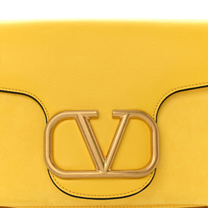 Valentino Garavani Nappa Stud Sign Shoulder Bag Bright Lemon 7 of 11