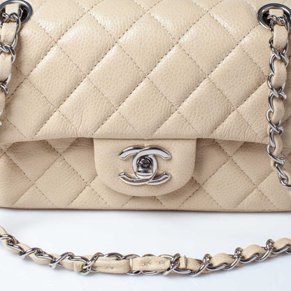 Chanel Caviar Quilted Mini Flap Beige Clair 3 of 11