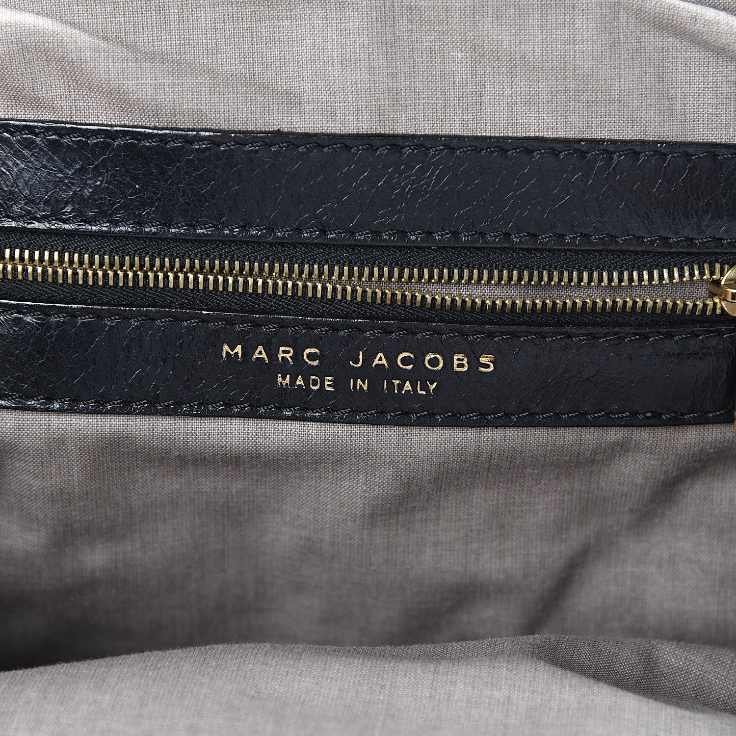 Marc Jacobs Calfskin Patchwork Little Stam Black 5 of 9