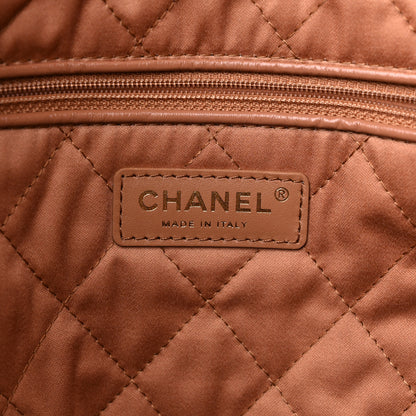 Chanel Shiny Calfskin Quilted Chanel 22 Camel 7 of 10