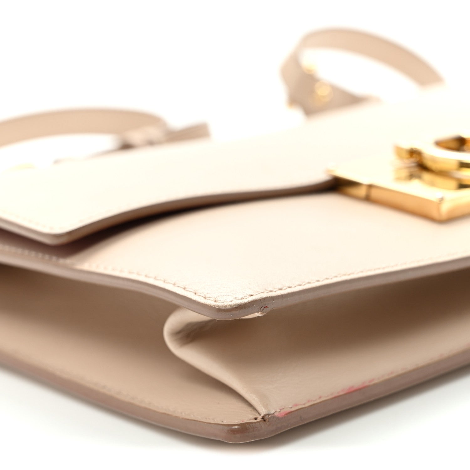 Salvatore Ferragamo Calfskin Medium Aileen Bag Beige 7 of 10