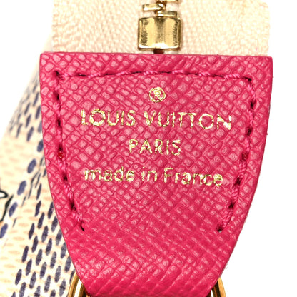 Louis Vuitton Damier Azur 2015 Christmas Animation Mini Pochette Accessories 7 of 11