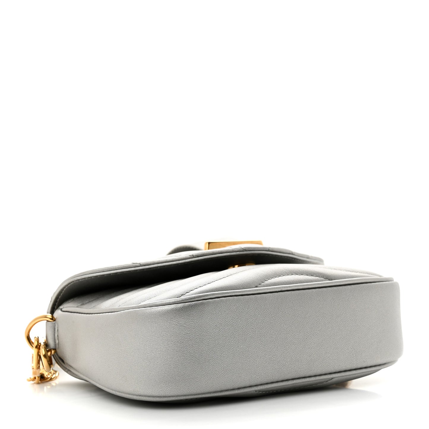 Calfskin New Wave Multi Pochette Metallic Grey