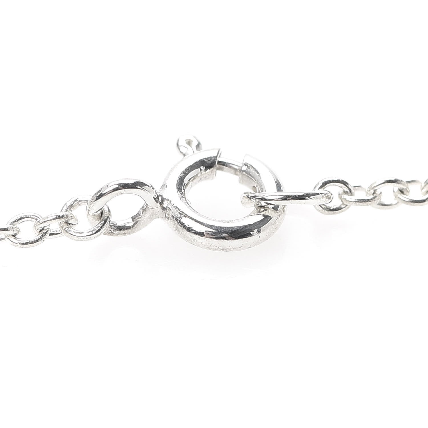 Tiffany Sterling Silver Elsa Peretti Open Heart Bracelet 5 of 5