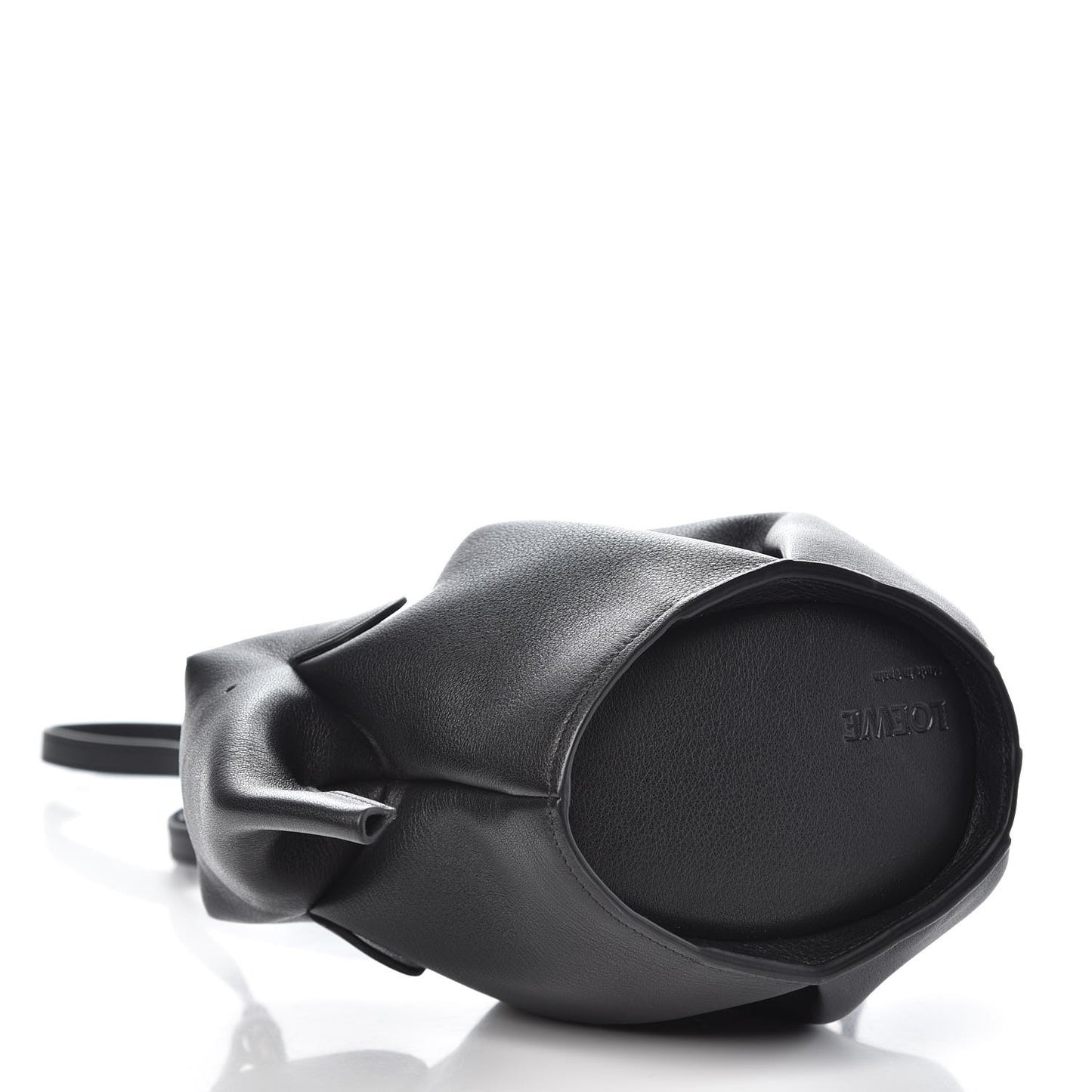 Calfskin Mini Elephant Crossbody Bag Black
