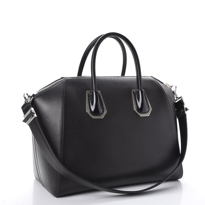 Givenchy Calfskin Plexiglass Medium Antigona Black 3 of 8