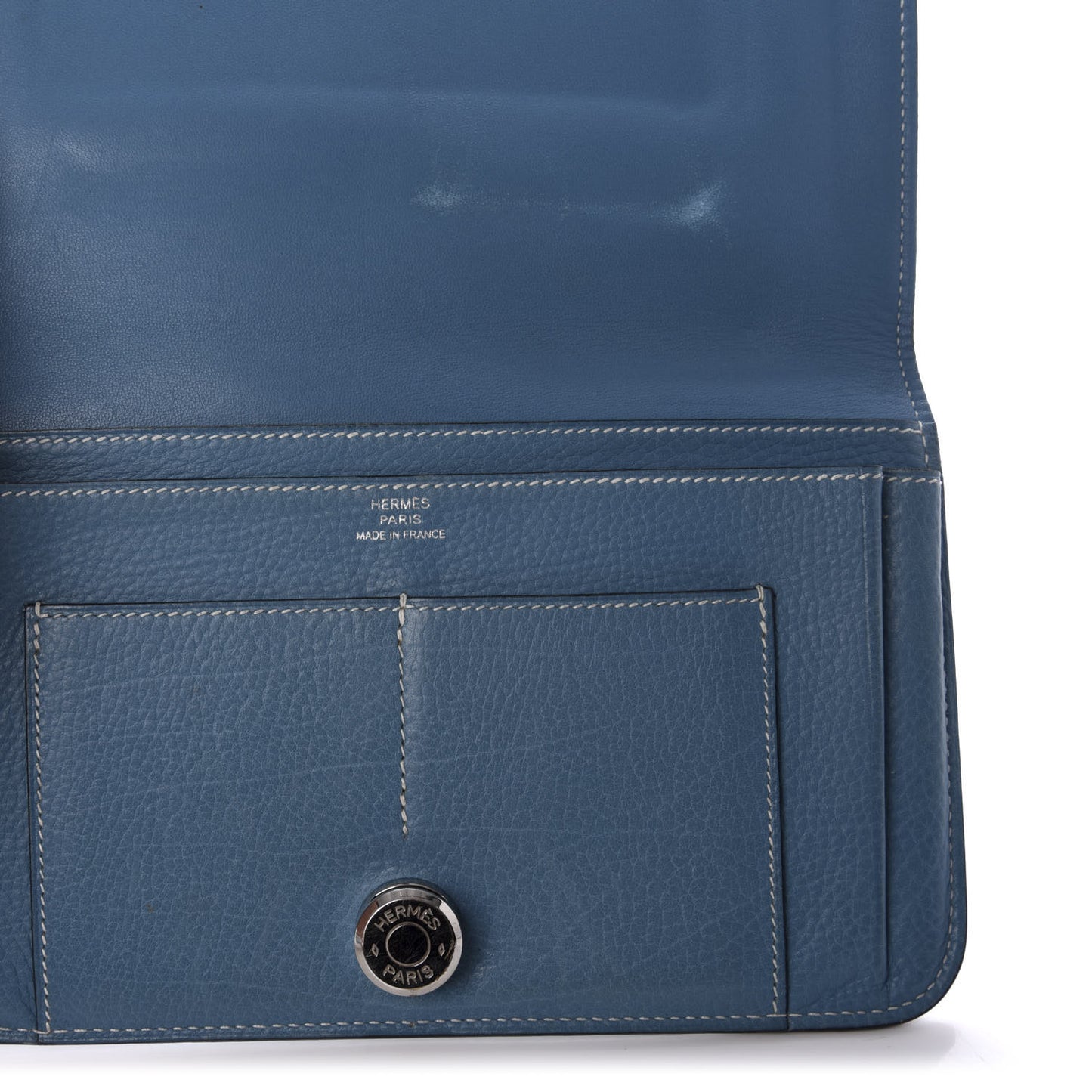 Veau Rodeo Dogon Duo Wallet Blue Jean