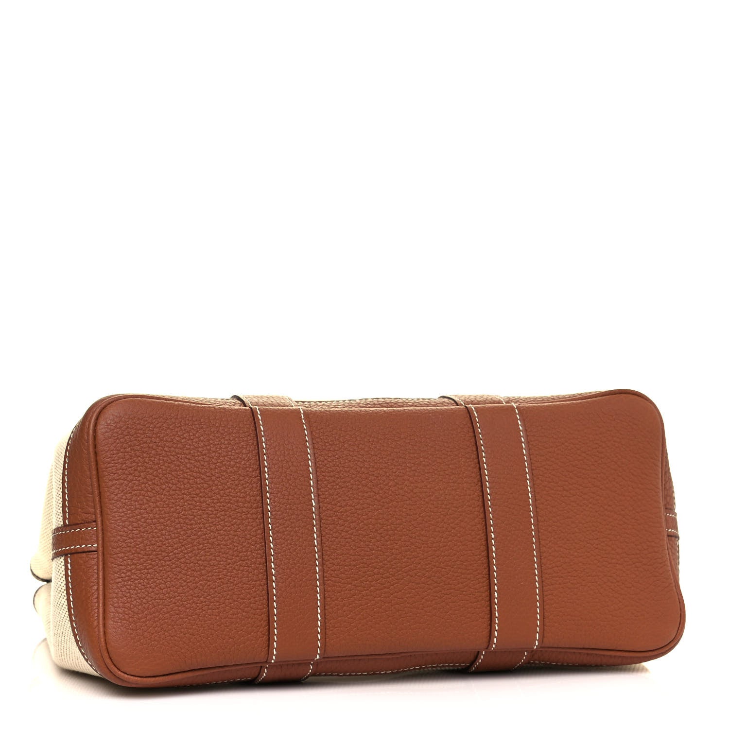 Hermes Twill H Negonda Garden Party 30 TPM Tote Ecru Desert Gold 4 of 11