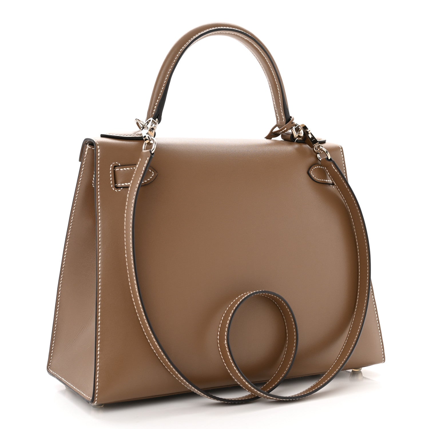 Hermes Tadelakt Kelly Sellier 28 Etoupe 3 of 11