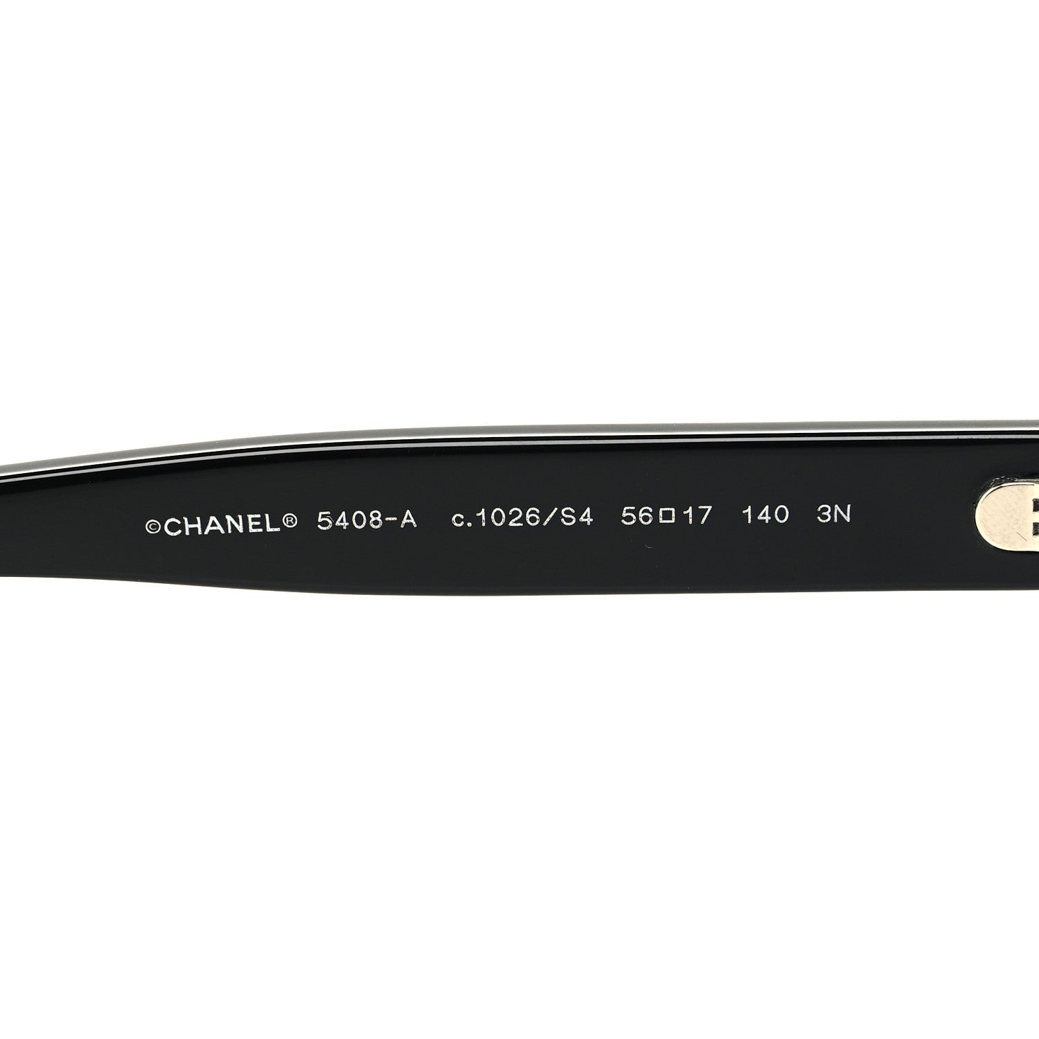 Chanel Acetate Polarized Square Sunglasses 5408-A Black 6 of 9