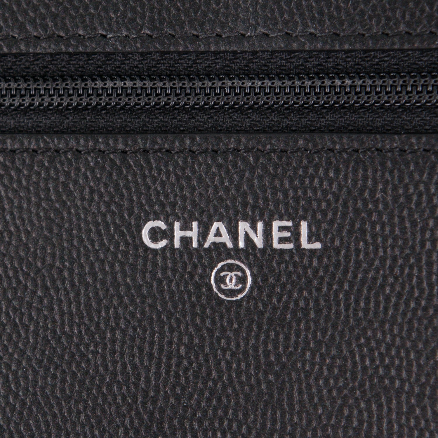Chanel Caviar Quilted Boy Wallet On Chain WOC So Black 6 of 8