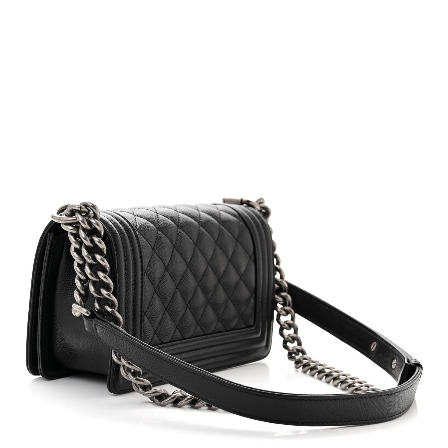 Chanel Caviar Quilted Small Boy Flap Black 3 of 11