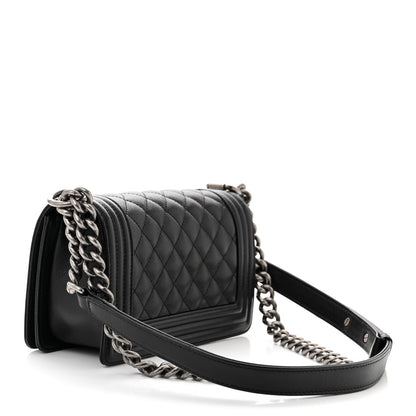 Chanel Caviar Quilted Small Boy Flap Black 3 of 11