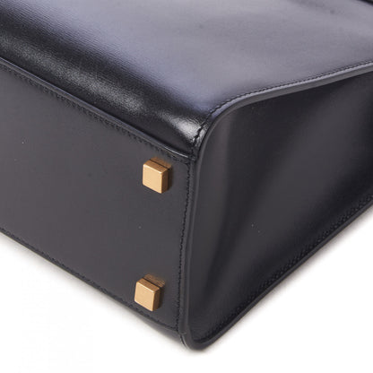 Saint Laurent Calfskin Small Manhattan Shopper Tote Black 5 of 8