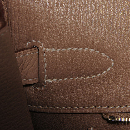 Hermes Taurillon Clemence Birkin 35 Argile 16 of 24