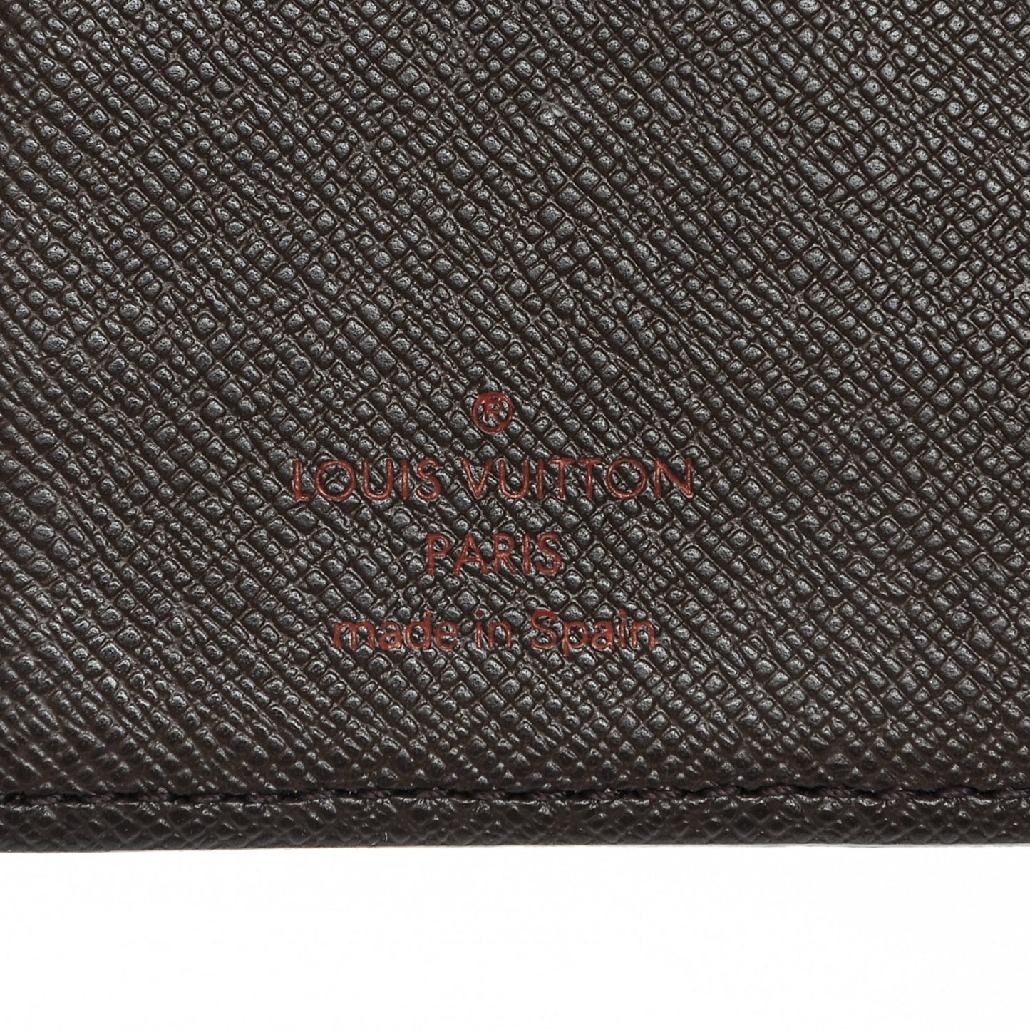 Damier Ebene Small Ring Agenda Cover