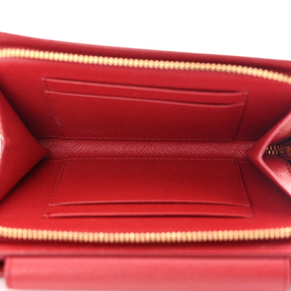 Prada Saffiano Metal Oro Phone Case Rosso 5 of 16