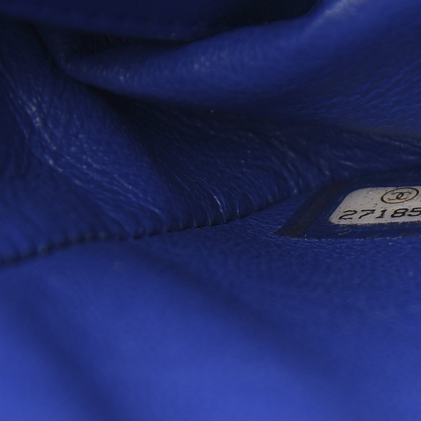 Lambskin Quilted Mini Rectangular Flap Royal Blue