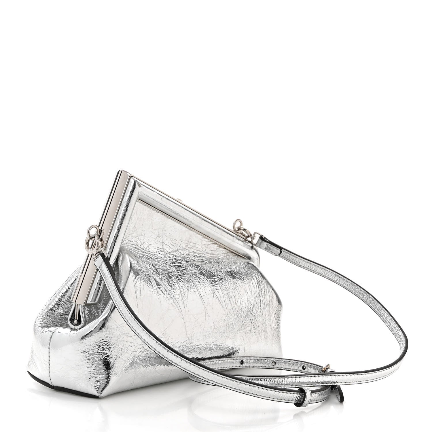 Fendi Rock Millenium Small Fendi First Argento 3 of 10