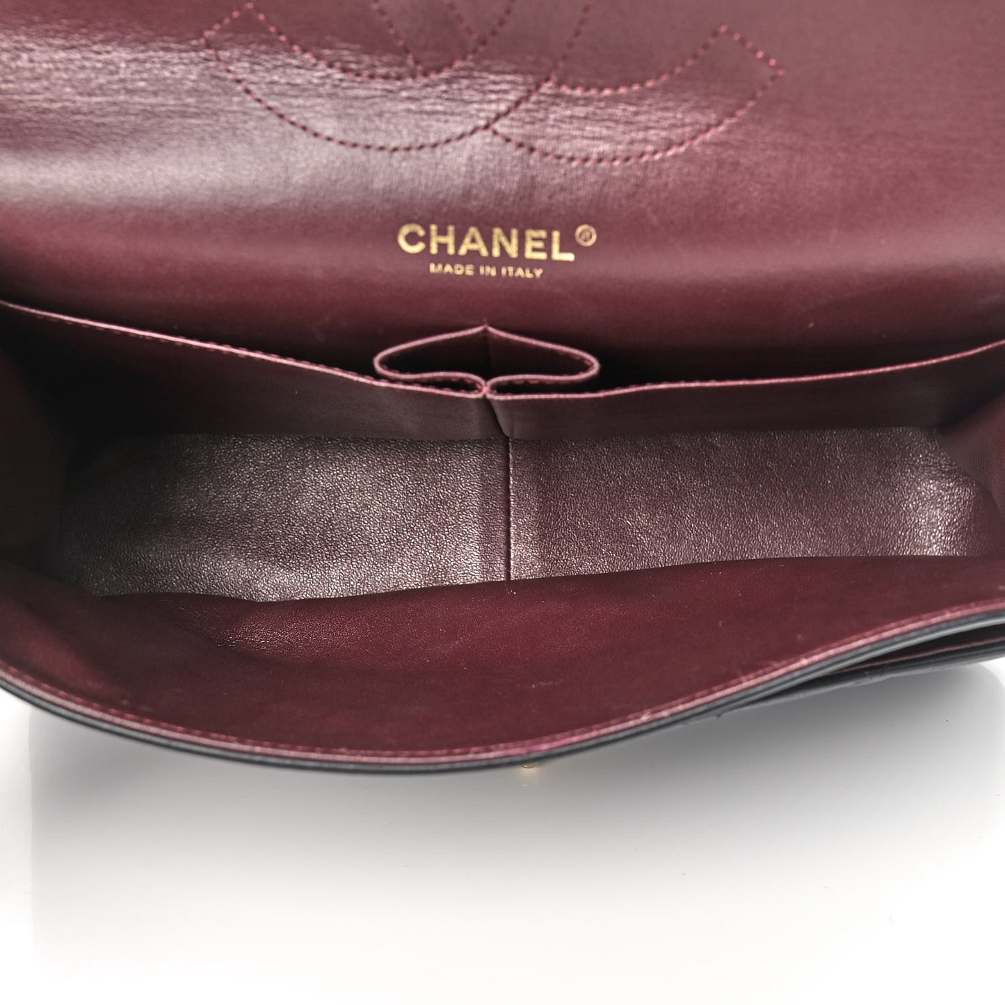 Lambskin Quilted Jumbo Double Flap Black
