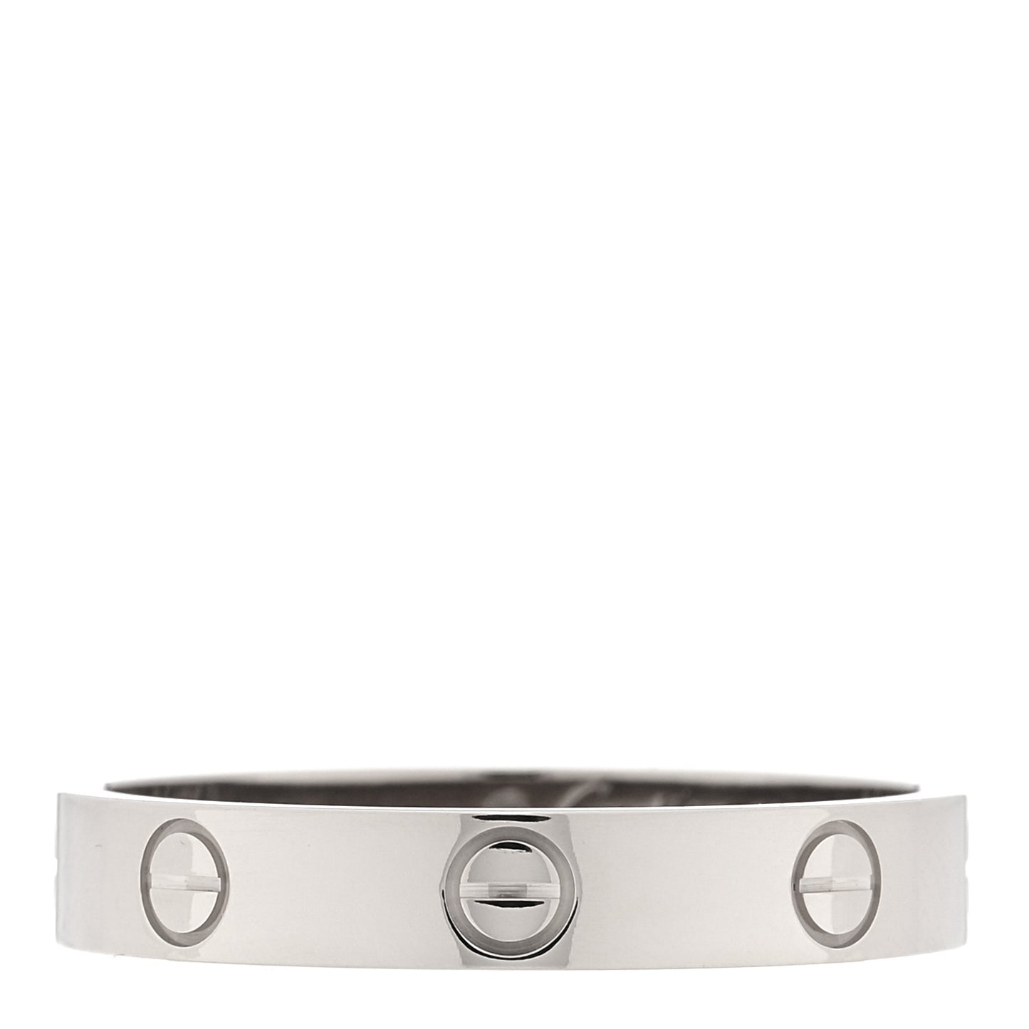 18K White Gold 3.5mm LOVE Wedding Band Ring 59 8.75