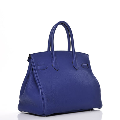 Hermes Togo Birkin 30 Bleu Electrique 3 of 30